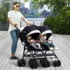 Jeep Lightweight Strollers | Powerglyde Plus Side X Side Double Stroller