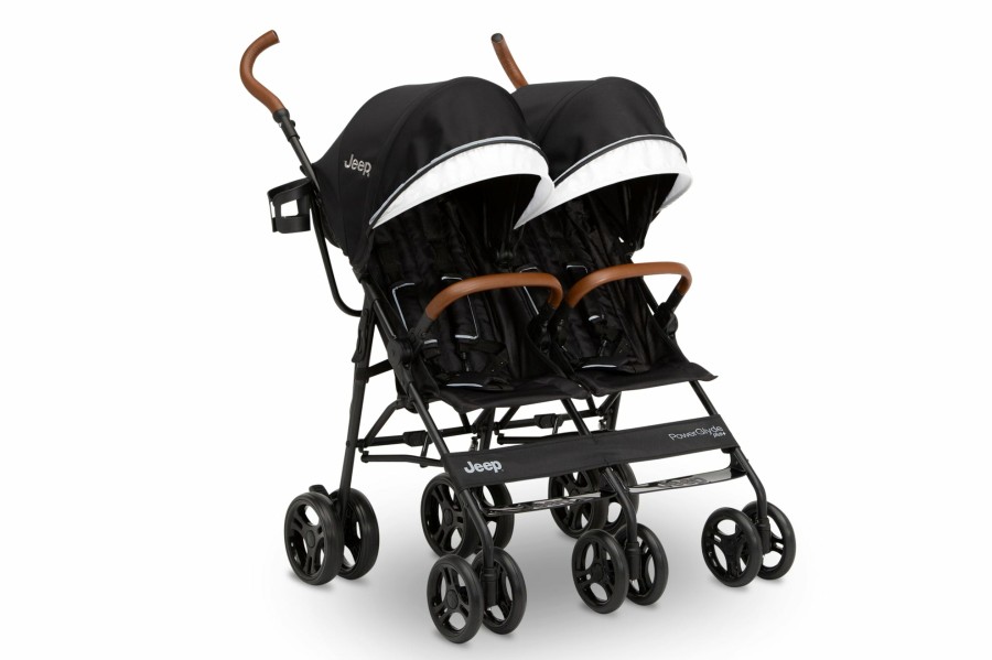 Jeep Lightweight Strollers | Powerglyde Plus Side X Side Double Stroller