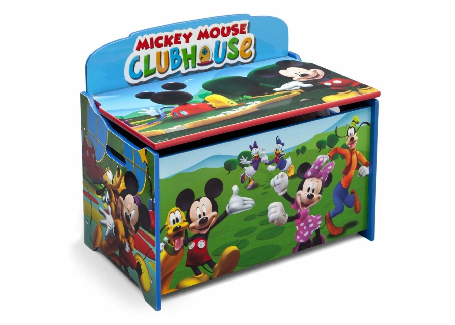 Delta Children Book & Toy Storage | Mickey Mouse Deluxe Toy Box