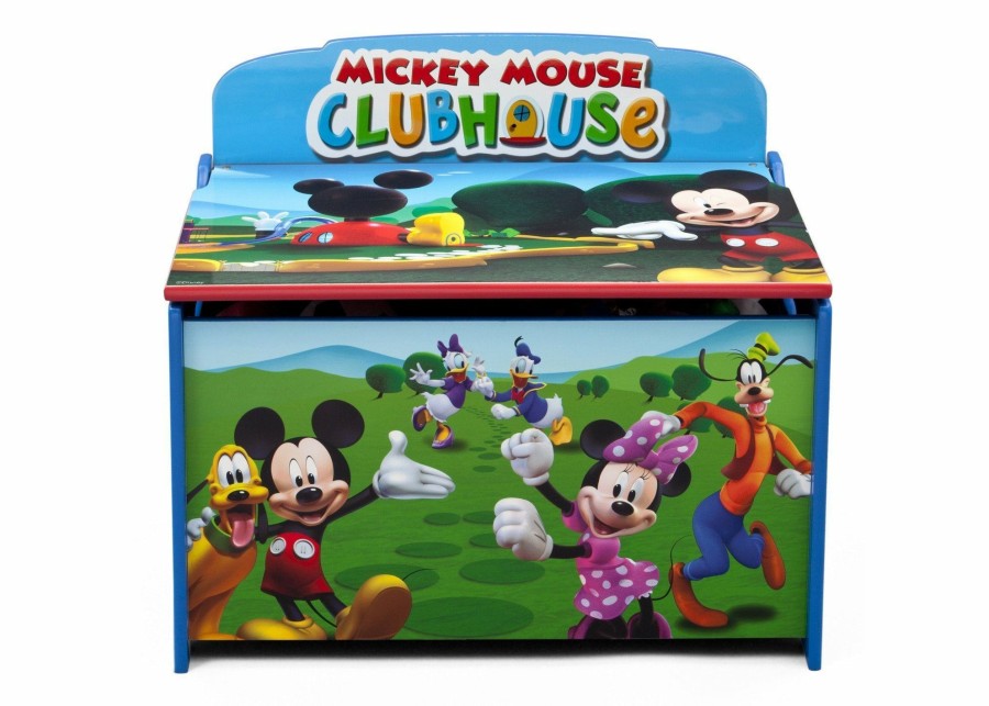 Delta Children Book & Toy Storage | Mickey Mouse Deluxe Toy Box