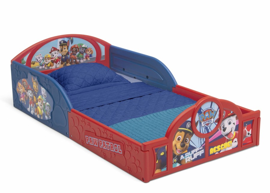 Delta Children Toddler Beds | Paw Patrol Plastic Sleep And Play Toddler Bed