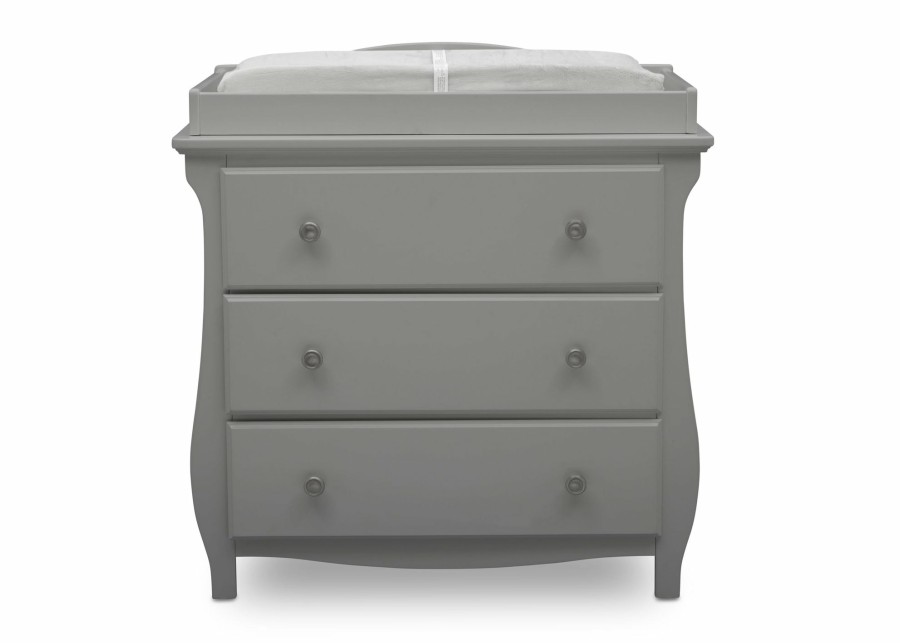 Delta Children Dressers & Changing Tables | Lancaster 3 Drawer Dresser With Changing Top And Interlocking Drawers