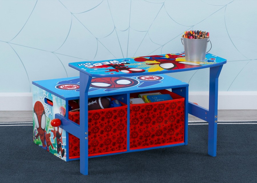 Delta Children Activity Desks | Spidey And His Amazing Friends Activity Bench