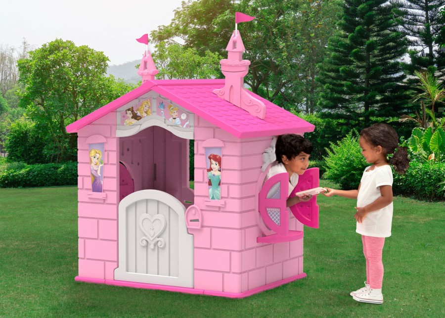 Delta Children Toys & Play | Disney Princess Plastic Indoor/Outdoor Playhouse With Easy Assembly By Delta Children