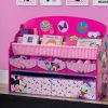 Delta Children Book & Toy Storage | Minnie Mouse Deluxe Book & Toy Organizer