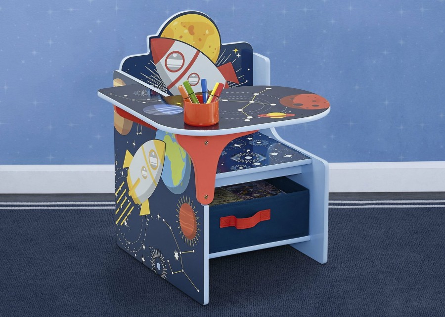 Delta Children Table & Chair Sets | Space Adventures Chair Desk With Storage Bin