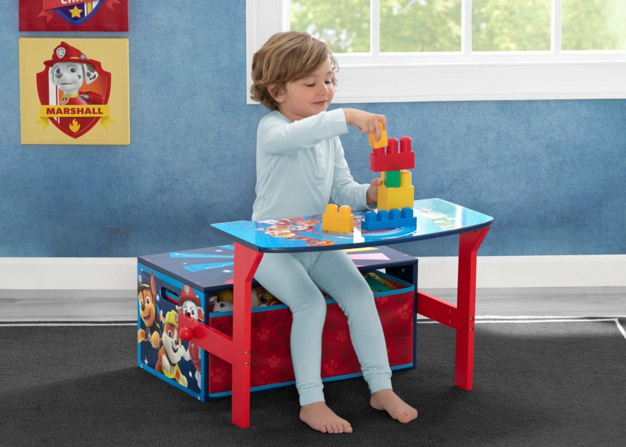 Delta Children Book & Toy Storage | Paw Patrol Activity Bench