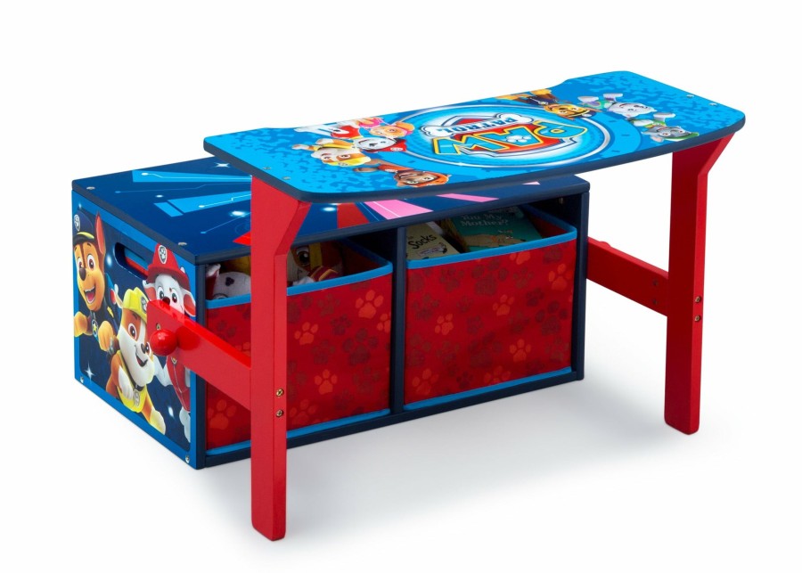 Delta Children Book & Toy Storage | Paw Patrol Activity Bench