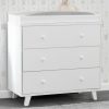 Delta Children Dressers & Changing Tables | Ava 3 Drawer Dresser With Changing Top And Interlocking Drawers