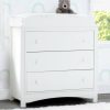 Delta Children Dressers & Changing Tables | Perry 3 Drawer Dresser With Changing Top And Interlocking Drawers