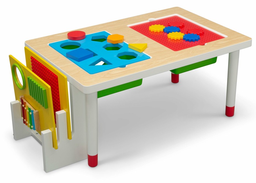 Delta Children Table & Chair Sets | Play And Learn Sensory Table For Kids