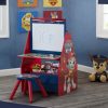 Delta Children Easels | Paw Patrol Deluxe Kids Art Table - Easel, Desk, Stool, Toy Organizer