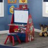 Delta Children Table & Chair Sets | Paw Patrol Deluxe Kids Art Table - Easel, Desk, Stool, Toy Organizer