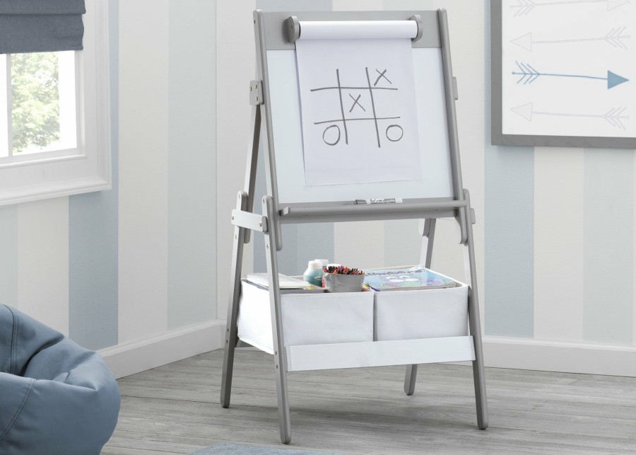 Delta Children Easels | Classic Kids Whiteboard/Dry Erase Easel With Paper Roll And Storage