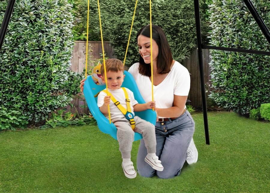 Delta Children Swings | Baby Shark 2-In-1 Outdoor Kids Swing