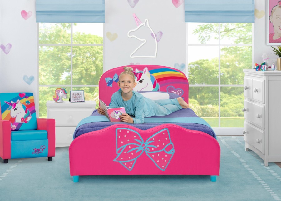 Delta Children Twin Beds & Headboards | Jojo Siwa Upholstered Twin Bed