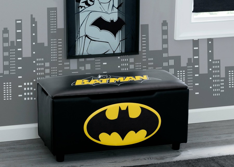 Delta Children Kids' Chairs | Batman Upholstered Storage Bench For Kids