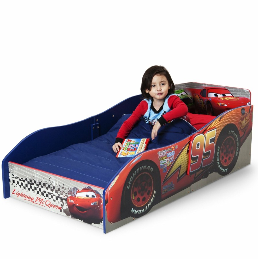 Delta Children Toddler Beds | Cars Wood Toddler Bed