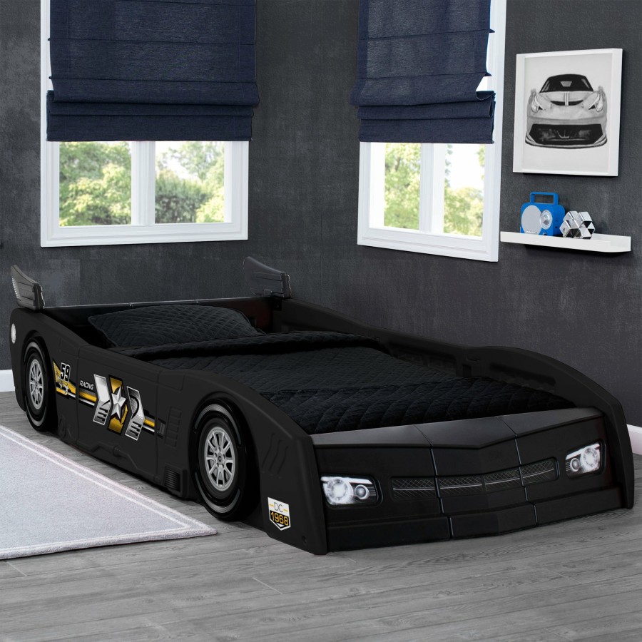 Delta Children Twin Beds & Headboards | Grand Prix Race Car Toddler-To-Twin Bed