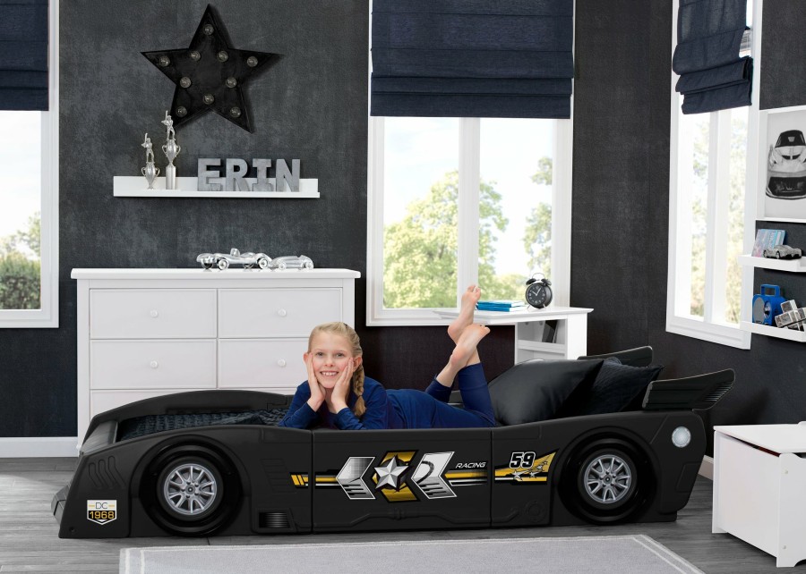 Delta Children Twin Beds & Headboards | Grand Prix Race Car Toddler-To-Twin Bed