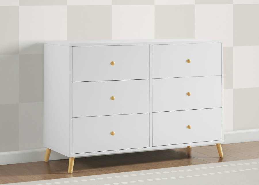 Delta Children Dressers & Changing Tables | Es 6 Drawer Dresser With Interlocking Drawers