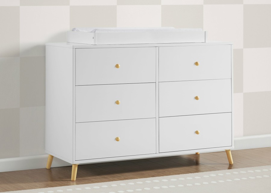 Delta Children Dressers & Changing Tables | Es 6 Drawer Dresser With Interlocking Drawers