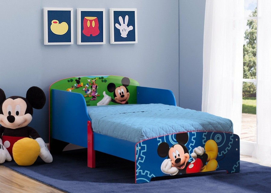 Delta Children Toddler Beds | Mickey Mouse Wood Toddler Bed