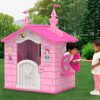 Delta Children Playhouses | Disney Princess Plastic Indoor/Outdoor Playhouse With Easy Assembly By Delta Children