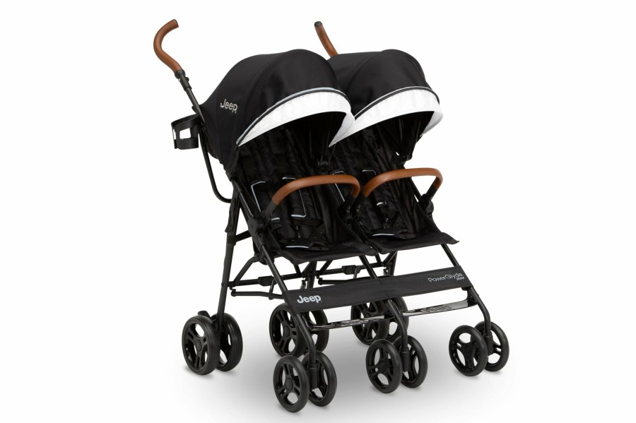 Jeep Double Strollers | Powerglyde Plus Side X Side Double Stroller