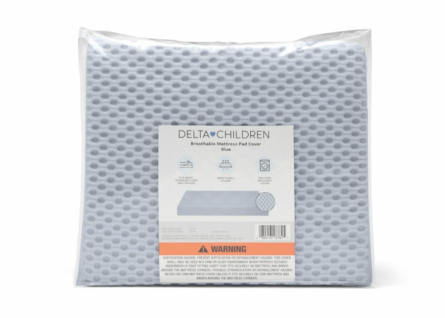 Delta Children Mattress Pads & Protectors | 100% Breathable Crib Mattress Pad Cover