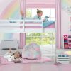 Delta Children Twin Beds & Headboards | Twin Loft Bed With Guardrail And Ladder