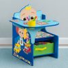 Delta Children Table & Chair Sets | Cocomelon Chair Desk With Storage Bin