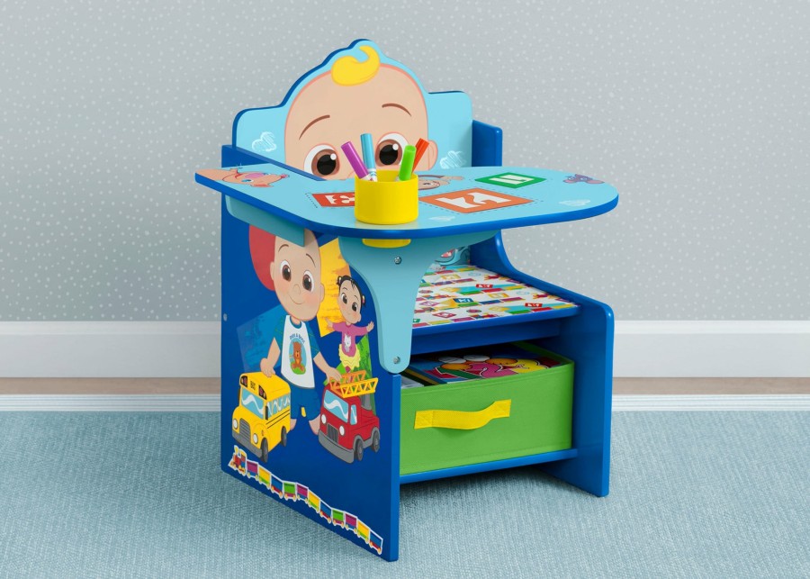 Delta Children Table & Chair Sets | Cocomelon Chair Desk With Storage Bin