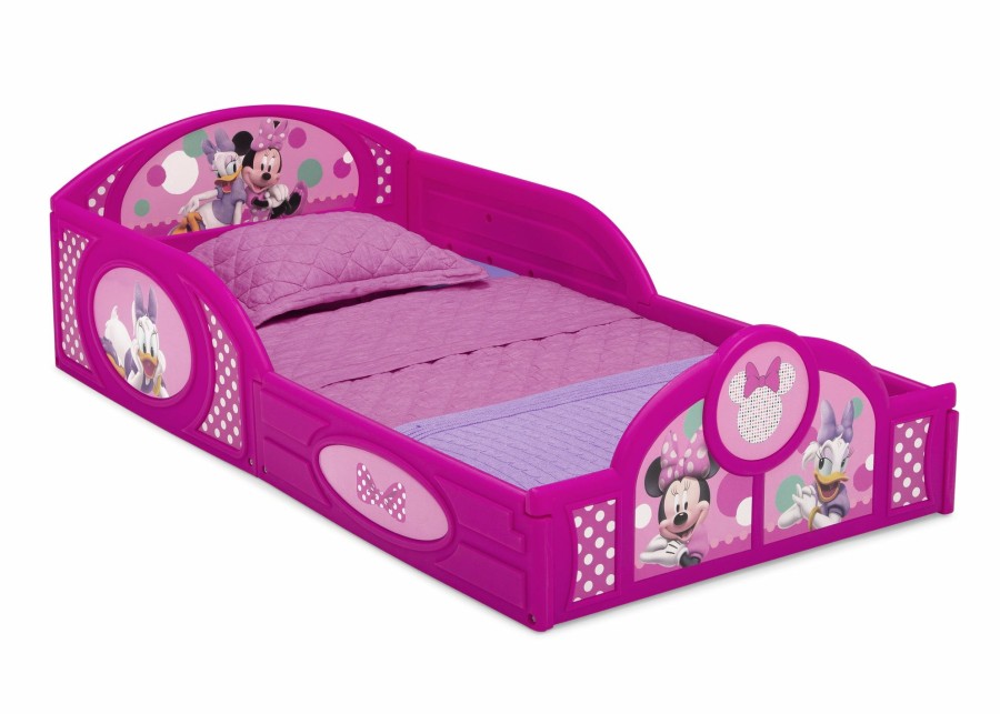 Delta Children Toddler Beds | Minnie Mouse Plastic Sleep And Play Toddler Bed