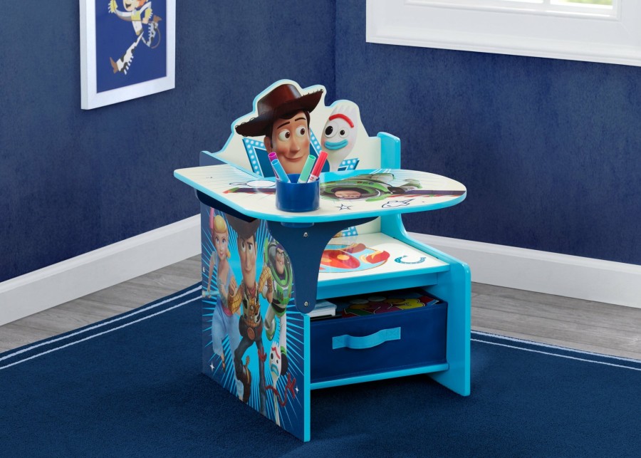 Disney/Pixar Activity Desks | Toy Story 4 Chair Desk With Storage Bin By Delta Children