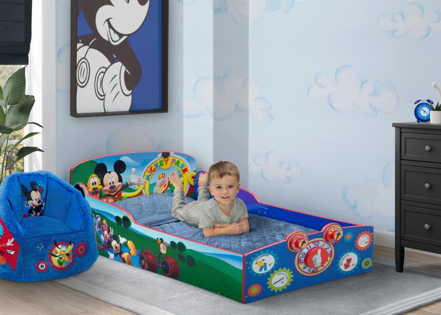 Delta Children Toddler Beds | Mickey Mouse Interactive Wood Toddler Bed