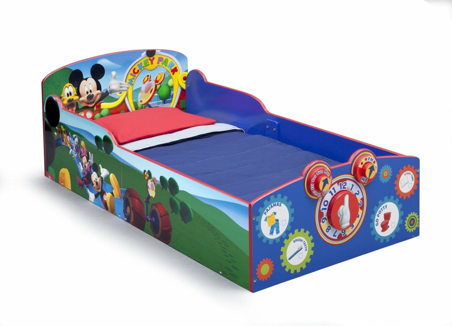 Delta Children Toddler Beds | Mickey Mouse Interactive Wood Toddler Bed