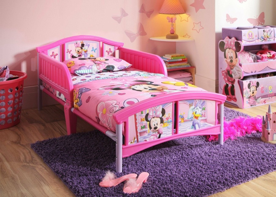 Delta Children Toddler Beds | Minnie Mouse Plastic Toddler Bed