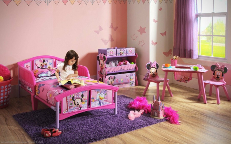 Delta Children Toddler Beds | Minnie Mouse Plastic Toddler Bed