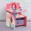 Delta Children Activity Desks | Princess Chair Desk With Storage Bin