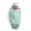 Delta Children Swaddles, Blankets & Sleep Sacks | 100% Organic Jersey Cotton Baby Receiving Blankets - 2 Pack