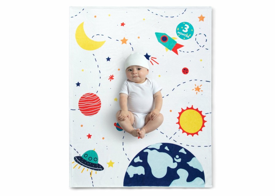 Delta Children Swaddles, Blankets & Sleep Sacks | Milestone Baby Blanket