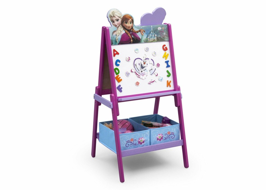 Delta Children Easels | Frozen Wooden Double Sided Activity Easel