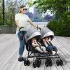 Jeep Double Strollers | Powerglyde Side-By-Side Double Stroller