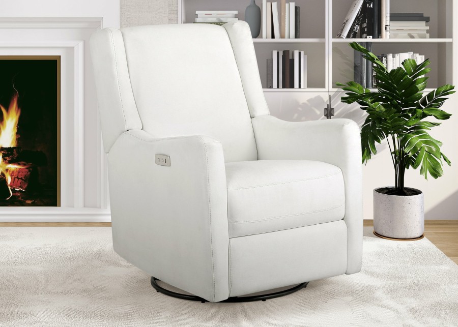 Delta Children Gliders & Rocking Chairs | Mercer Electronic Power Recliner And Swivel Glider With Usb Port In Livesmart Performance Fabric