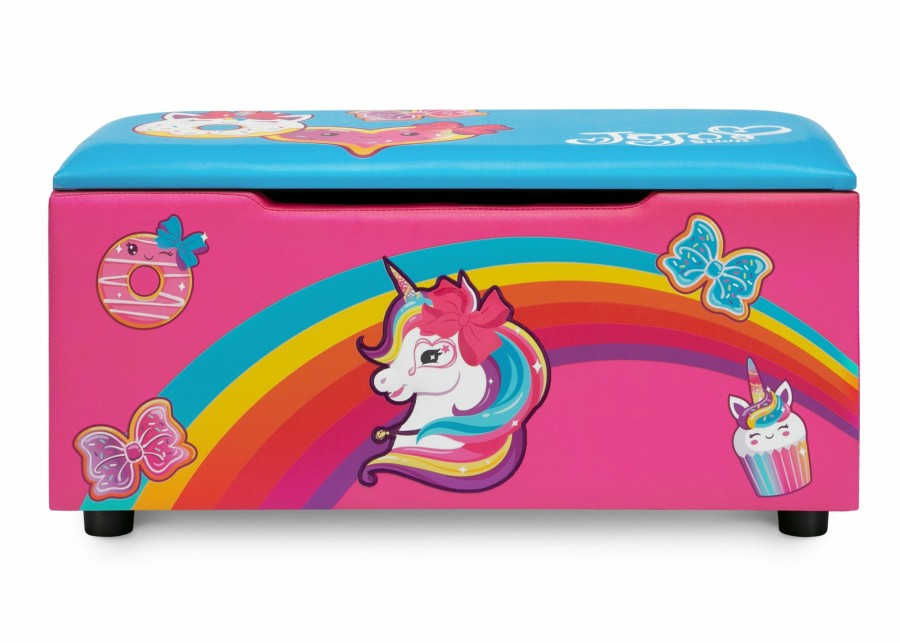 Delta Children Storage | Jojo Siwa Upholstered Storage Bench For Kids