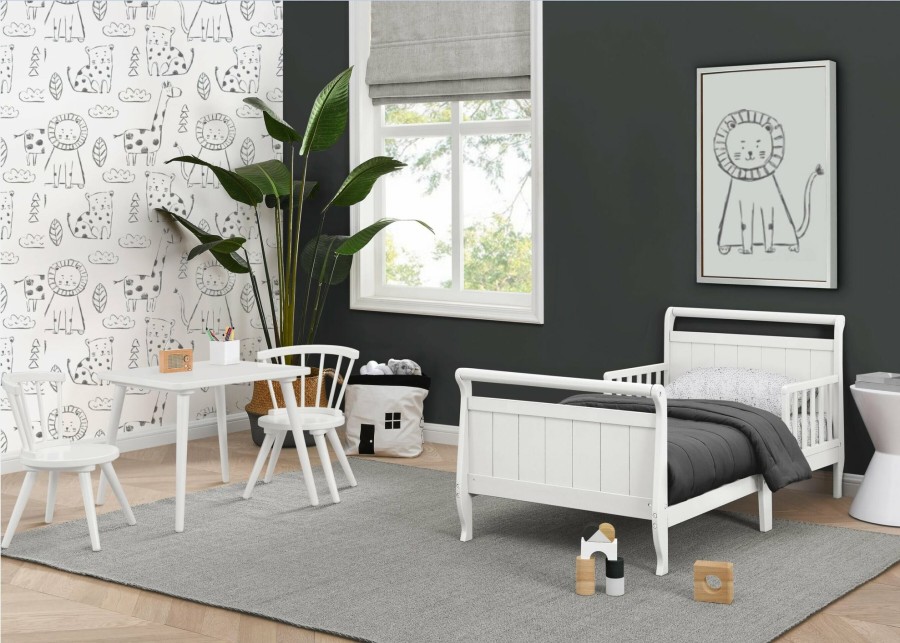 Delta Children Toddler Beds | Wood Sleigh Toddler Bed