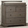 Simmons Kids Dressers & Changing Tables | Paloma 4 Drawer Dresser With Changing Top And Interlocking Drawers