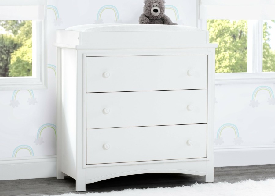 Delta Children Dressers & Changing Tables | Perry 3 Drawer Dresser With Changing Top