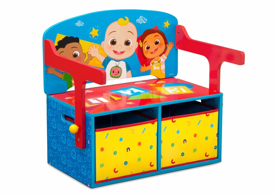 Delta Children Table & Chair Sets | Cocomelon 2-In-1 Activity Bench And Desk